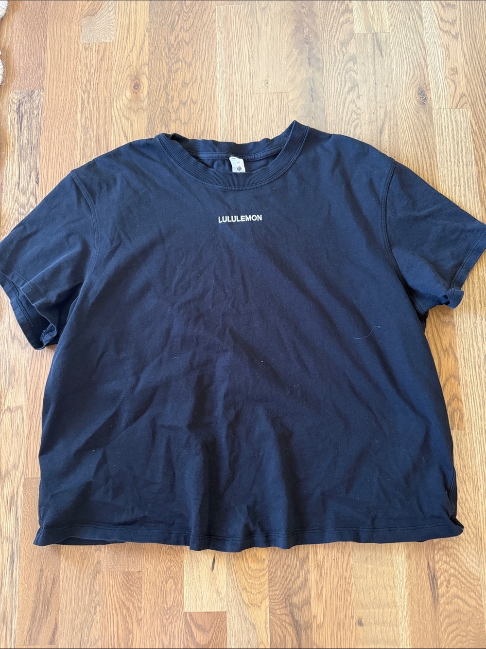 lululemon athletica Black Crewneck Tee